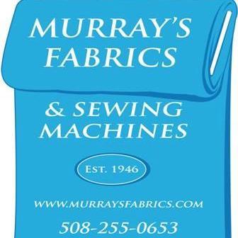 MurraysFabrics's profile picture. Murray's Fabrics is a fabric and sewing retail store with sewing, knitting and embroidery classes of all types.