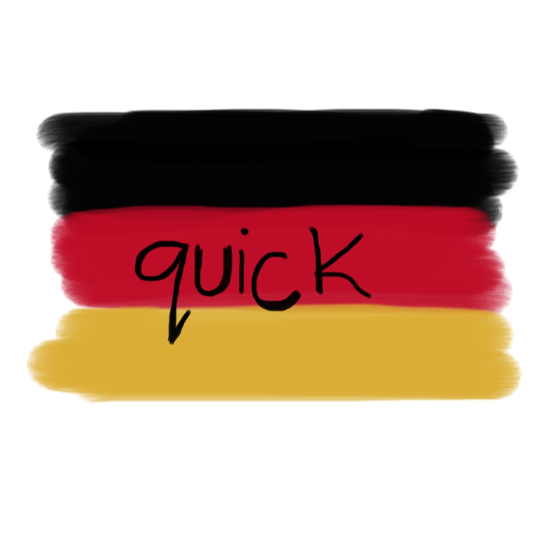 Only key words and phrases: quick German! For beginners to learn and students to refresh. Run by @quickfrench.