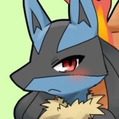 Just a Lucario that travels alone, searching for strong opponents and he will never back down from a fight. He also carries a sword.