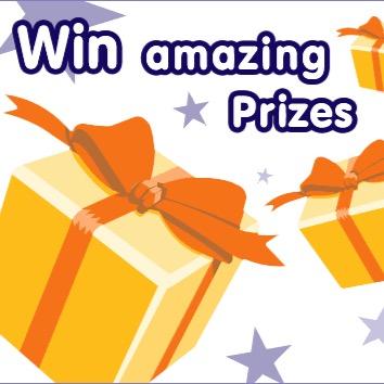 WE GIVE AWAY AMAZING PRIZES