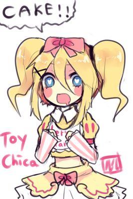 Hi! I'm the Human version of Toy Chica! Welcome to Freddy Fazbear's Pizza, where fantasy and fun come to life!!