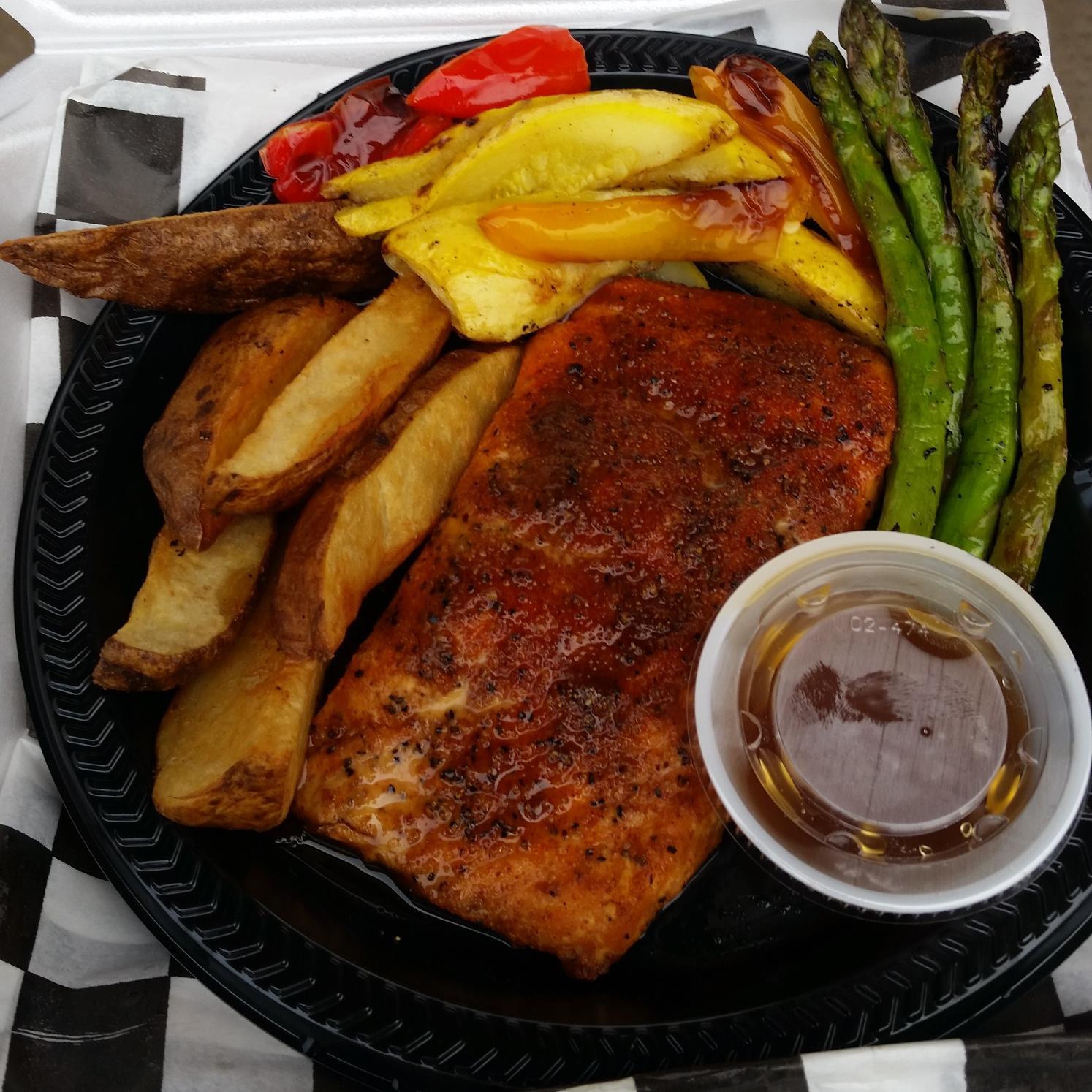 Local veteran owned bbq restaurant, and custom catering.  Two local boys, friends from way back, came together to create a place that reminds us of our past.
