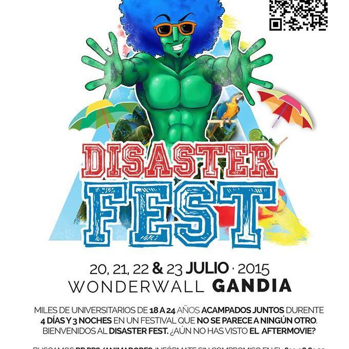 DISASTER FEST 4 DÍAS.                                                          GANDÍA WONDERWALL.
 Entradas anticipadas y listas, Whatsapp: 675815790
Madrid