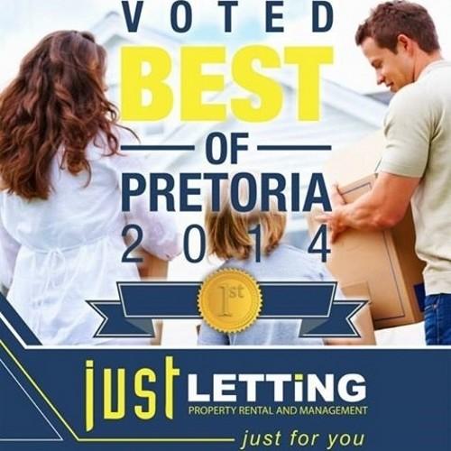 JustLetBrooklyn's profile picture. JustLetting Voted Best of Pretoria 2013 & 2014. Best Letting Agency South Africa and Africa. Gold Star of quality awarded in Geneva. JPG has 157 franchises.