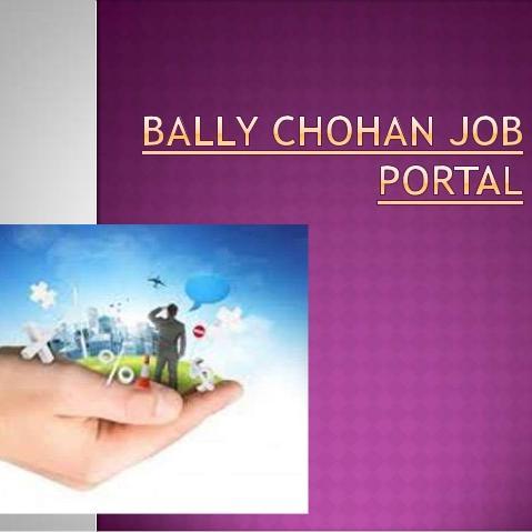 ballychohanjobs's profile picture. Bally Chohan Job Portal is an one stop answer for all employment seekers looking to work abroad. We have group of specialists that help you in getting jobs.