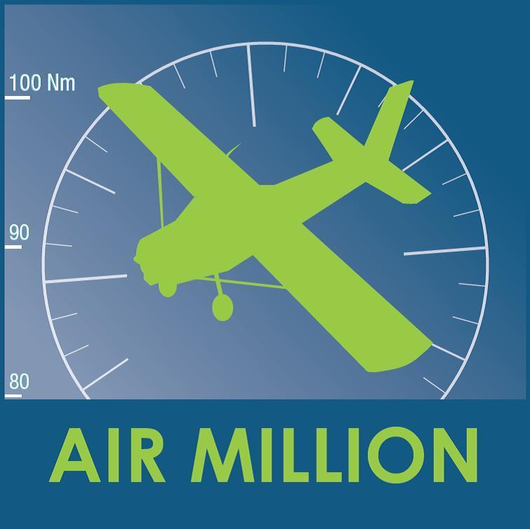 LA carte #VFR au million pour #pilotes et passionnés d' #aviation ! #AIRMILLION #VolonsToujoursPlusLoin #WeAreAero