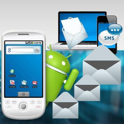 Sms apps for android phone provides option to save sent messages and viewed by the user
