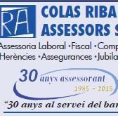 COLAS RIBA ASSESSORS S.L es un despacho profesional,  prestamos servicios #fiscal #laboral #contable a #pymes  y #autónomos . Estamos en #Barcelona. #santantoni