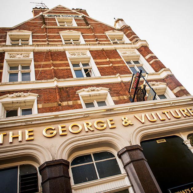GeorgeNVulture's profile picture. The tallest pub in London - since 1870. Serving
delectable beers, fine whisky & the finest sourdough pizzas by @SodoPizzaCafe & Sunday roasts by @Bacchussundays