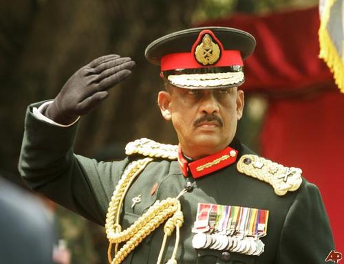 Gen.  Sarath Fonseka was the common opposition presidential candidate in 2010 and a MP of Sri Lanka. He was jailed and freed due to public and int. pressure.