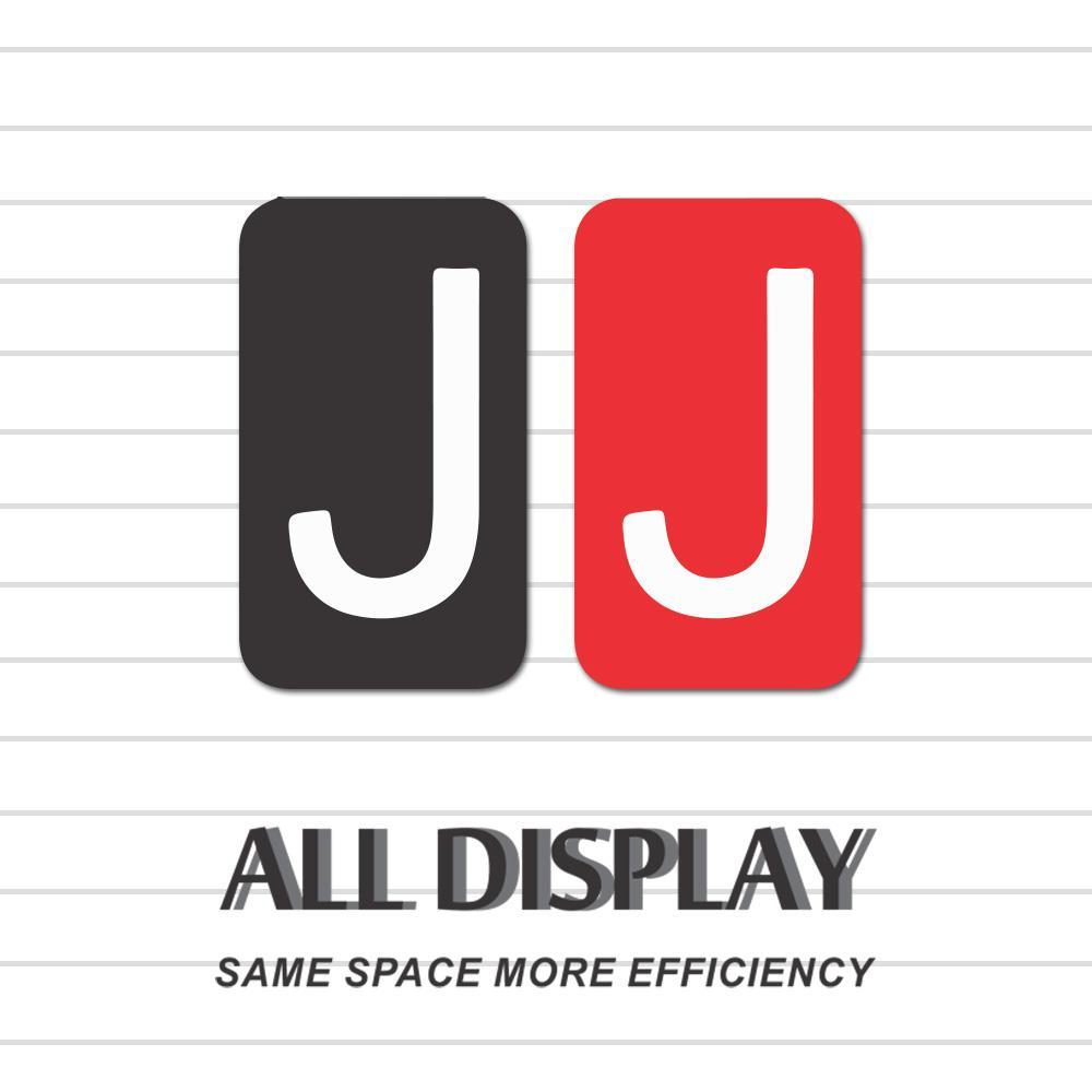 SAME SPACE MORE EFFICIENCY Contact: 1-800-257-5035 E-Mail: sales@jjalldisplay.com