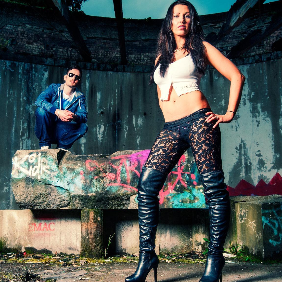 In The Dark are an Ayrshire based EDM act consisting of singer Laura Gilmour and producer Andy Paton.