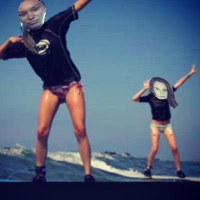 Just 2 surfers from Iowa livin our dreams. COWABUNGA DUUUUDE ✌️