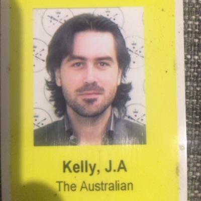 National Affairs Editor, The Australian. Not a baseball player or comic book writer.