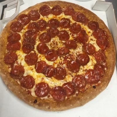 Papa johns pizza on airport pulling road south. Better ingredients. Better pizza.