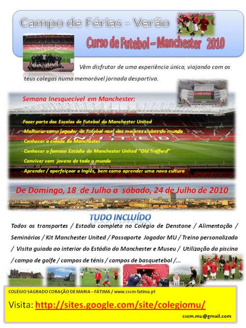 cscmmu's profile picture. Campo de Férias - Manchester United - Colégio Sagrado Coração de Maria