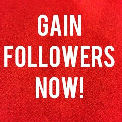 first 100 gets a follow back!