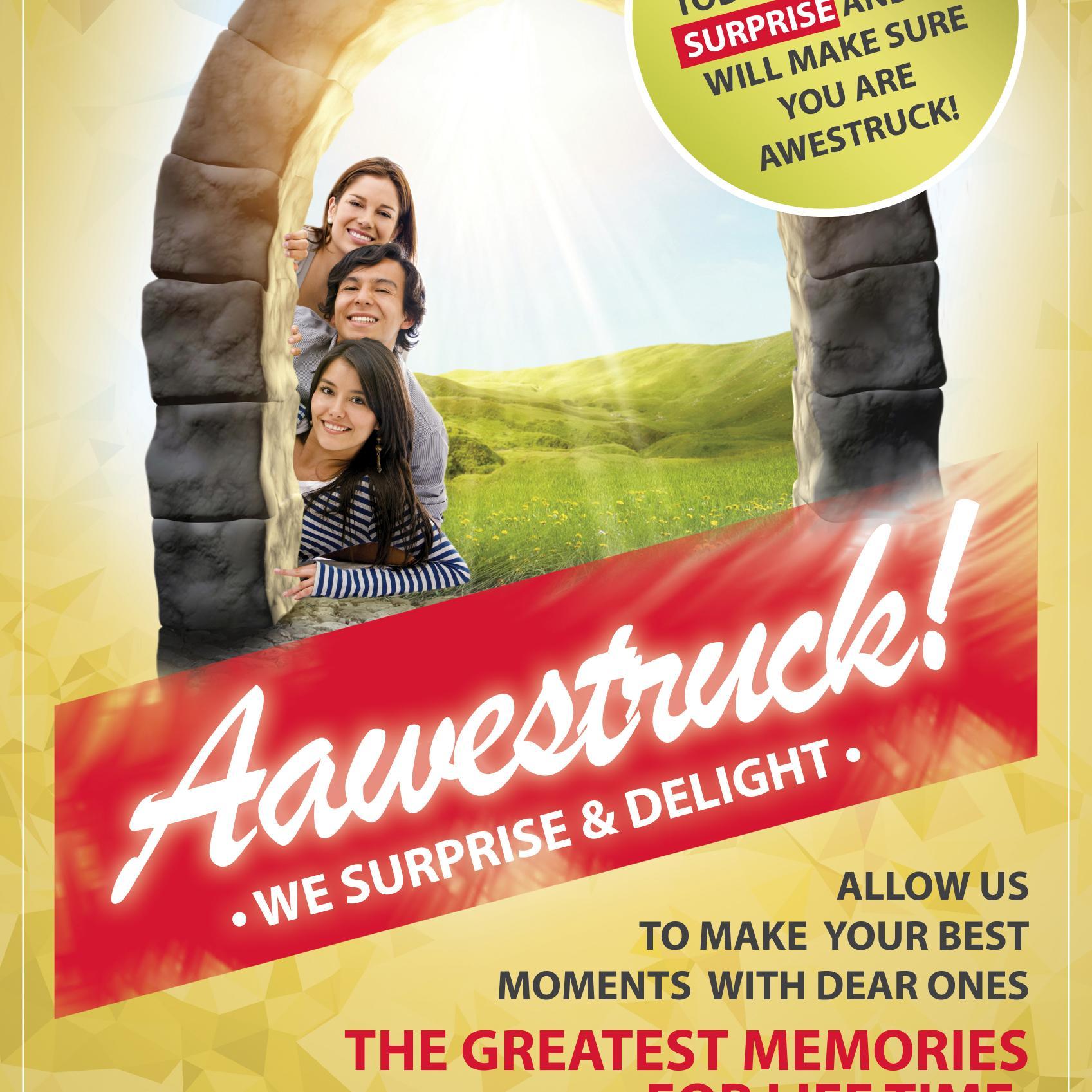 Aawestruck is a dream initiative established to spread happiness.We have a mission to seize the moments of your special times&make them the greatest memories