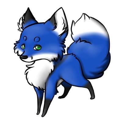 A loveable, blue and fluffy kitsune. Open, honest and always friendly.