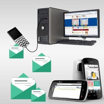Broadcast notifications and standard messages through USB modem that is connected with your PC
