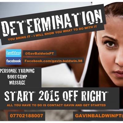 GavBaldwinPT's profile picture. Gavin Baldwin Personal Training brings a unique style to getting in shape. FOR INFO e-mail: gavinbaldwinpt@gmail.com / mob:07702188007