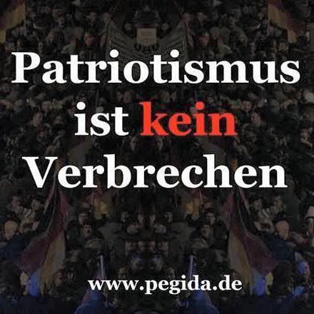 PEGIDA-Unterstützer. #StopRefugees #Remigration #ichlassemichnichtimpfen