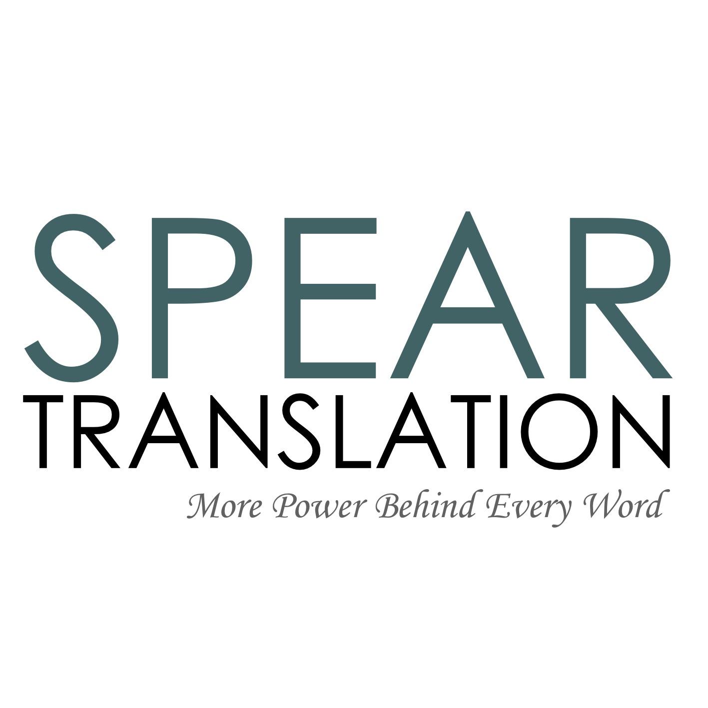 SpearTrans's profile picture. Official Twitter of Spear Translation US