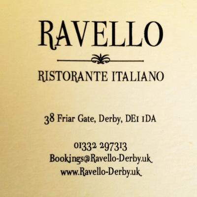 Authentic Italian cuisine in Derby  ...Tel 01332 297313