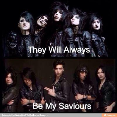 Black Veil Brides, Sleeping With Sirens, Peirce The Veil, My Chemical Romance, blood on the dance floor. Music Saved Me❤. you are enough, you are perfect