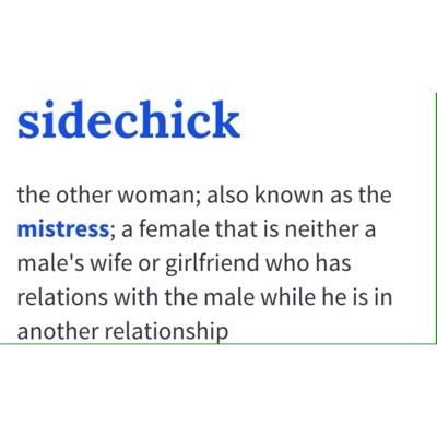 sidechickunited's profile picture. Welcome ladies, this a page for proud #sidechicks! Yes that's right. Share your stories, thoughts & advice. All haters and lovers are welcome. ☕️ 
Est. 2015