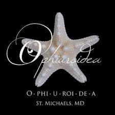 Ophiuroidea, referred by simply as The O, is located in the scenic historical harbor town of St Michaels, Maryland, featuring fresh and fun coastal home decor