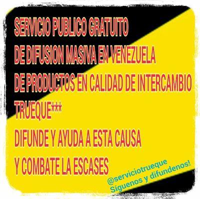necesitas un producto a nivel nacional?  tienes un producto que deseas intercambiar?  Twittealo con nosotros #venezuela #escases