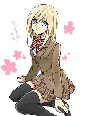 [ Edad: 17 / Equipo: Eevee | ¿Rubia? ¡Sí, pero no tonta! | Amante de todo tipo de Pokémon | ¿Q-Qué si me g-gusta alguien? C-Calla, t-tonto | #OC | #RP ]