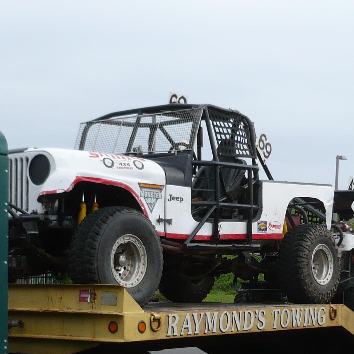 Jeep racing, storage warring, Bruins fan.