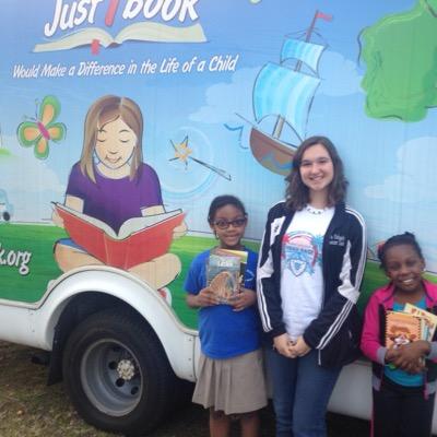 Just 1 Book collects and distributes new, used and gently bruised books to children for free in order to raise literacy rates with at risk children.