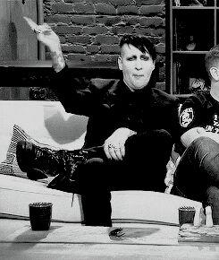 HolyManson6's profile picture. I was spamming my followers with Marilyn Manson tweets on my main account. So, I decided to start a fanacc. Have fun