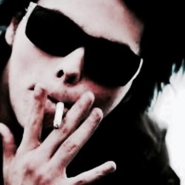 I kinda have a strange obsession with Nirvana and Arctic Monkeys. Cigarettes are my best friend.