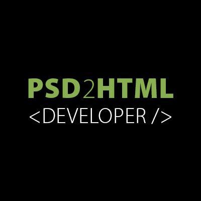 psd2htmldevelop's profile picture. http://t.co/AqE0t2S1hx is the most trusted PSD to HTML provider, we convert your PSD file into 100% hand coded HTML5/CSS3.