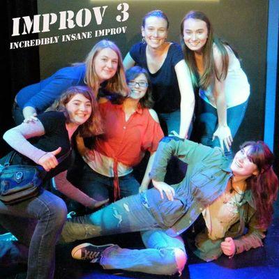 ImprovThree's profile picture. Incredibly Insane Improv. Best all female improv troupe anywhere. We perform short bits west of Boston.