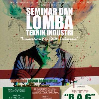 The official page of Seminar Lomba Teknik Industri Universitas Tarumanagara // More info CP: 087871463457