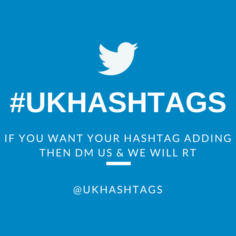 The UK's #1 business hashtag account! Supporting the UK's Business hashtag Accs. Inc the hashtag #UKHashtags for a RT. 💷£99 One Time Fee and we will add yours.