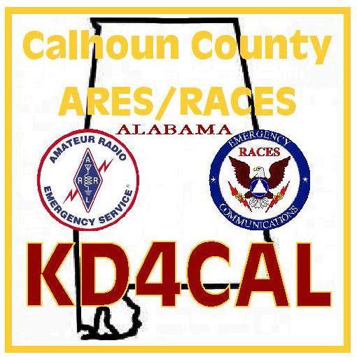 The Calhoun County Radio Amateur Civil Emergency Service (RACES) in Calhoun County AL serving the Calhoun County EMA.