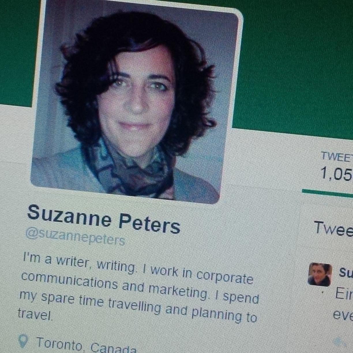 I'm a writer, writing. I work in corporate communications and marketing. I spend my spare time travelling and planning to travel.