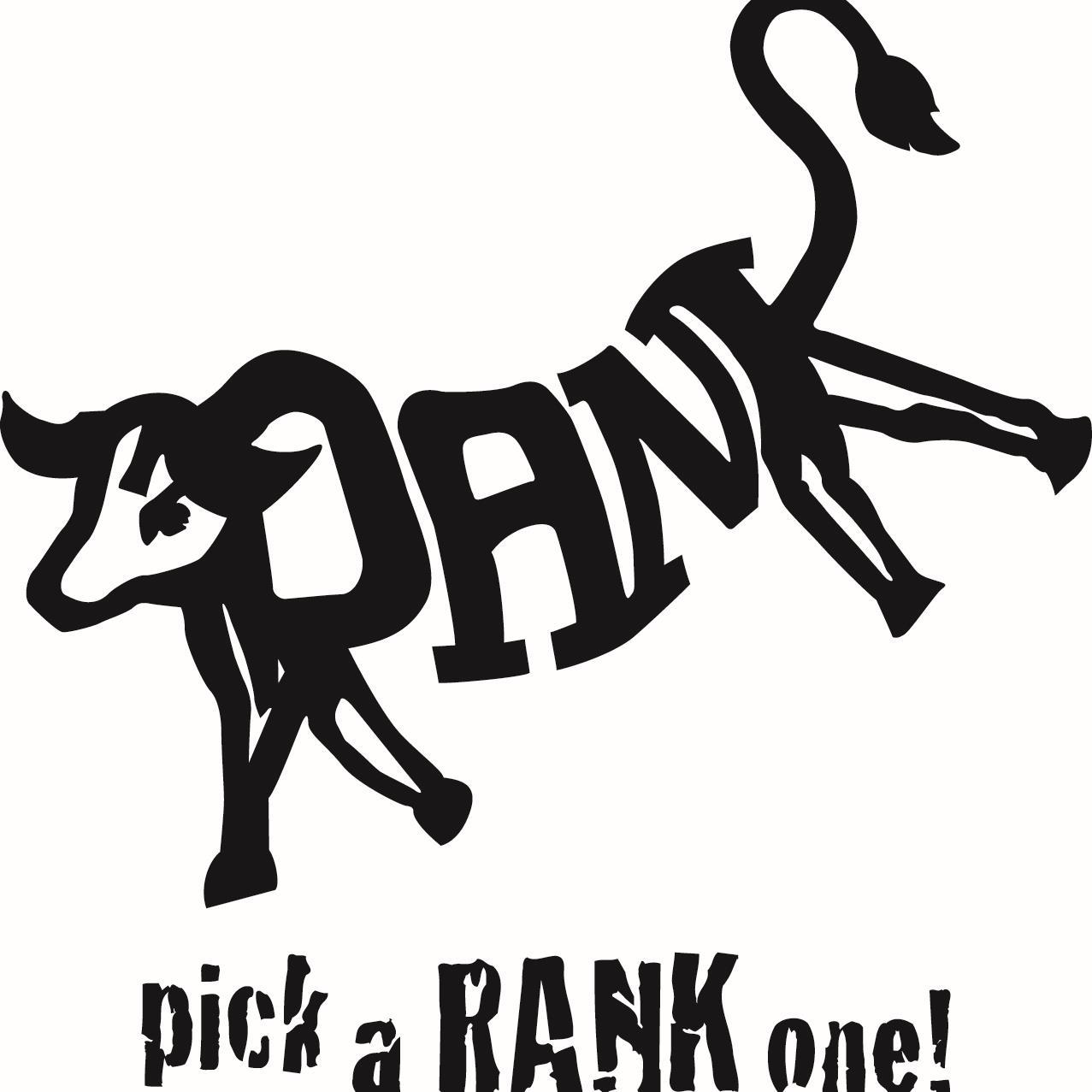 The original RANK logo