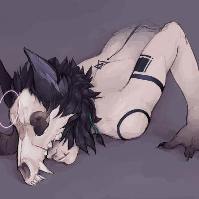 Listen for the chains; keep an eye out for the black hound with the blue flame. Experiments are more dangerous than the real thing. {#DetailedRP|OC|18+Content}