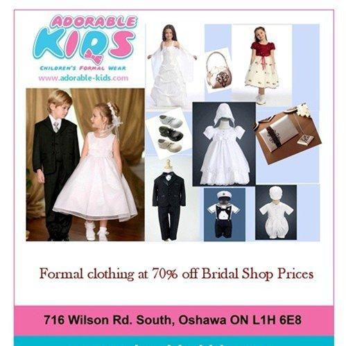 We are online and in-store provider of formal clothing for babies, kids and teens. You can purchase online or in-store.
