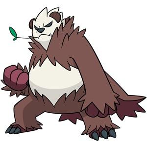 ShinyPangoro's profile picture. Pangoro, the Daunting Pokémon. Pangoro has an ornery personality. It holds a bamboo sprig in its mouth which allows Pangoro to detect surrounding movements.