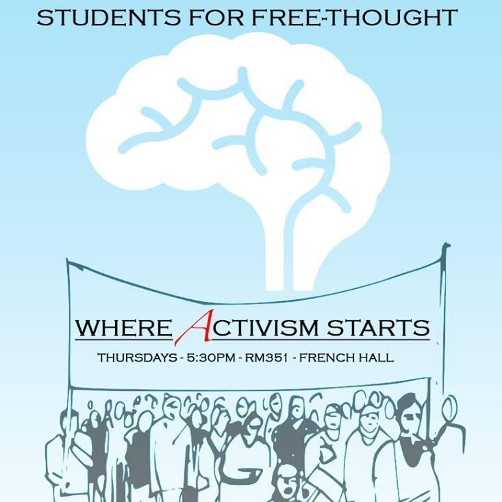 ssftumflint's profile picture. Freethinking community at the University of Michigan-Flint.