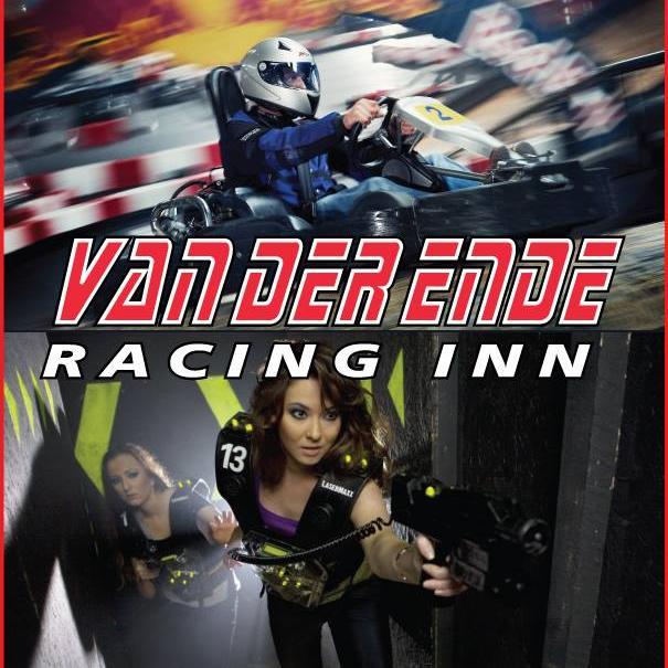 VAN DER ENDE RACING INN Kart- en Partycentrum. Karten, lasergamen, 3D glow in the dark mini golf, escape room, bedrijfsuitjes! Nieuweweg 57k 2685AS Poeldijk