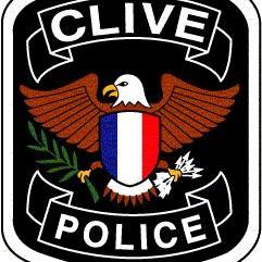 ClivePolice's profile picture. Records: 515-278-1312 ||| 24/7 Dispatch 515-222-3321 ||| RTs do not mean endorsement. NOT Monitored 24/7.